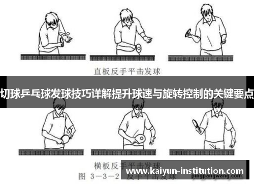 切球乒乓球发球技巧详解提升球速与旋转控制的关键要点